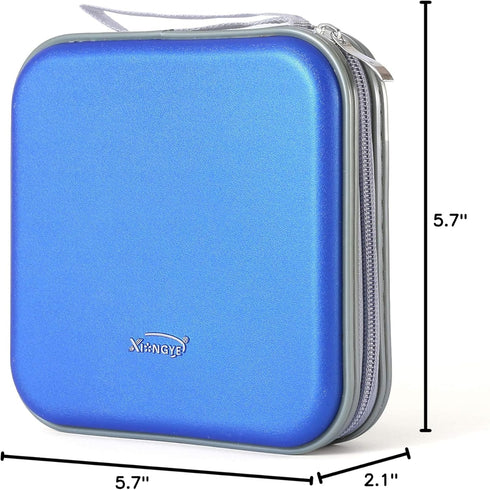 CD Storage, CD Case for PS3 Games Dvd Storage or Kpop CD Holder, Sturdy Dvd Case with Inner 40 CD Sleeves, Great space saver Dvd Holder Store in D...